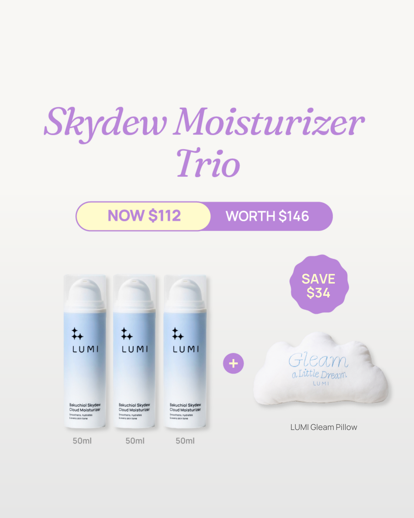 Skydew Moisturizer Trio