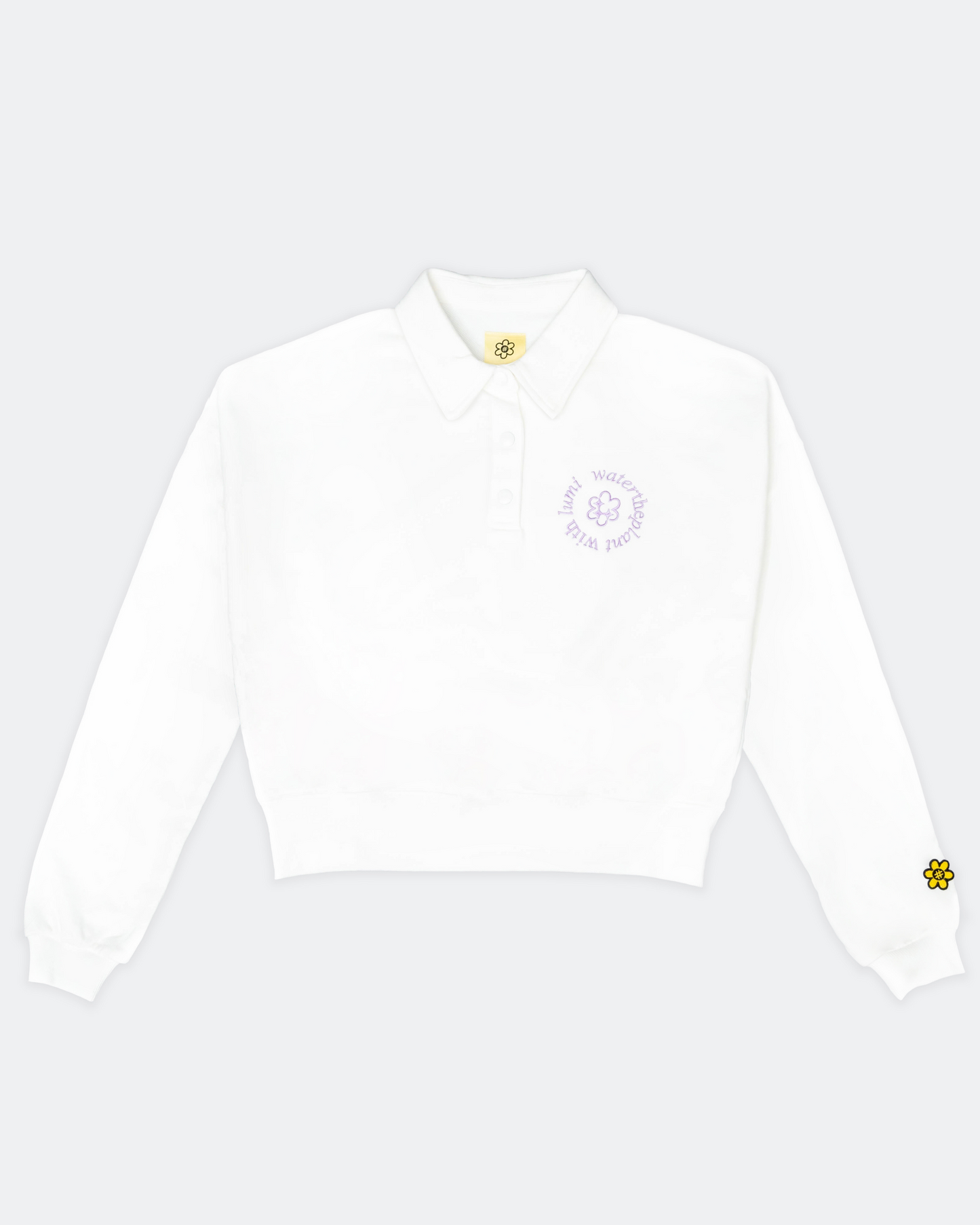 LUMI X WTP Gleam Garden Polo Sweater