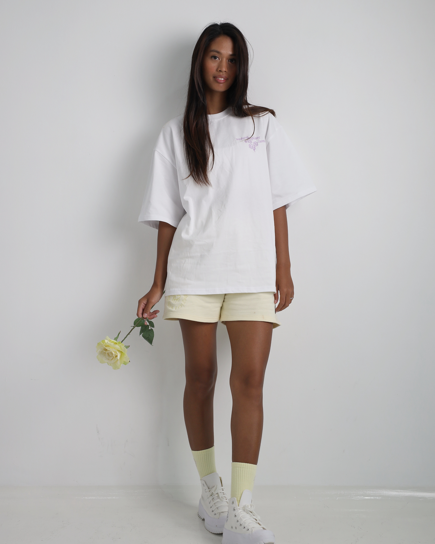 LUMI X WTP Gleam Garden White Tee