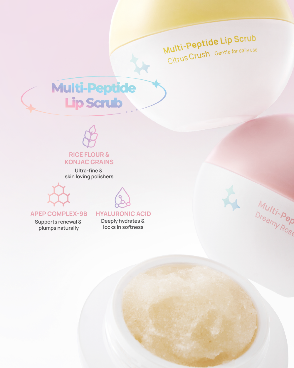 Multi-Peptide Lip Scrub