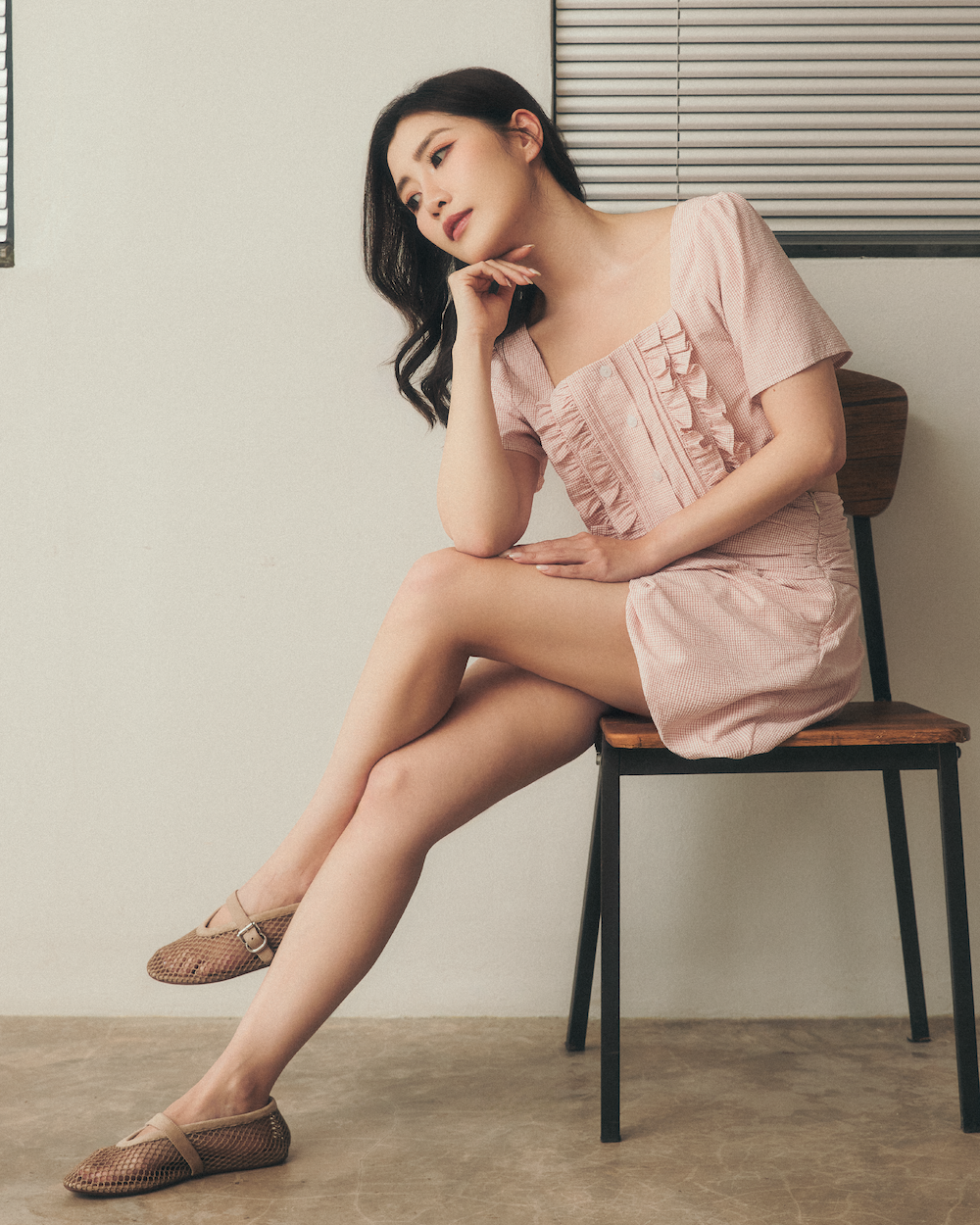 [LUMI x byThian] Ruffle Blouse