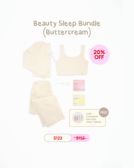 LUMI x Wustler Beauty Sleep Bundle (Buttercream)