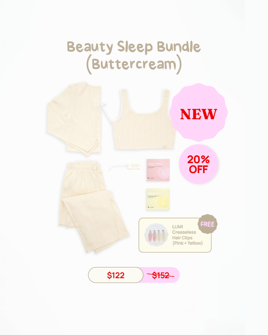 LUMI x Wustler Beauty Sleep Bundle (Buttercream)
