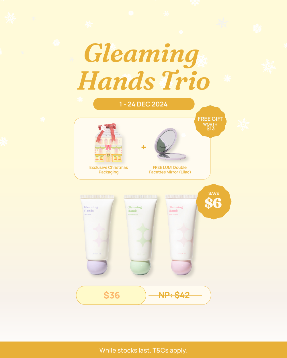 Gleaming Hands Trio (Holiday Limited Edition)