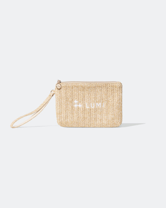 LUMI Sunlit Woven Pouch