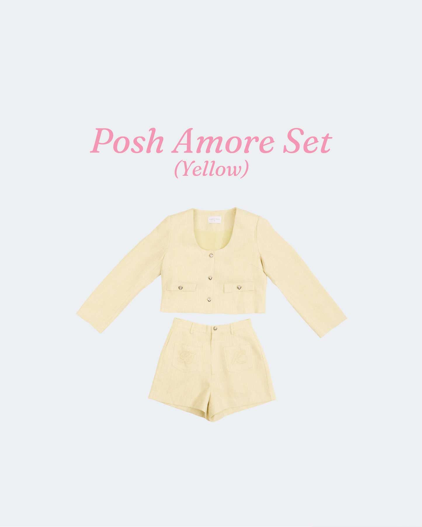 LUMI x Brenda Kuoh Posh Amore Set (Yellow)